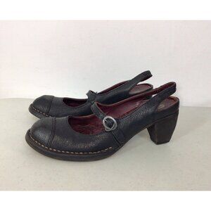 Neosens Mary Jane Leather Heels Shoes Made In Spain Womens 37